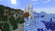 Finding a shipwreck in an ice spike is certainly an oddity in Minecraft (Image via u/Unlucky-Kitchen442/Reddit)
